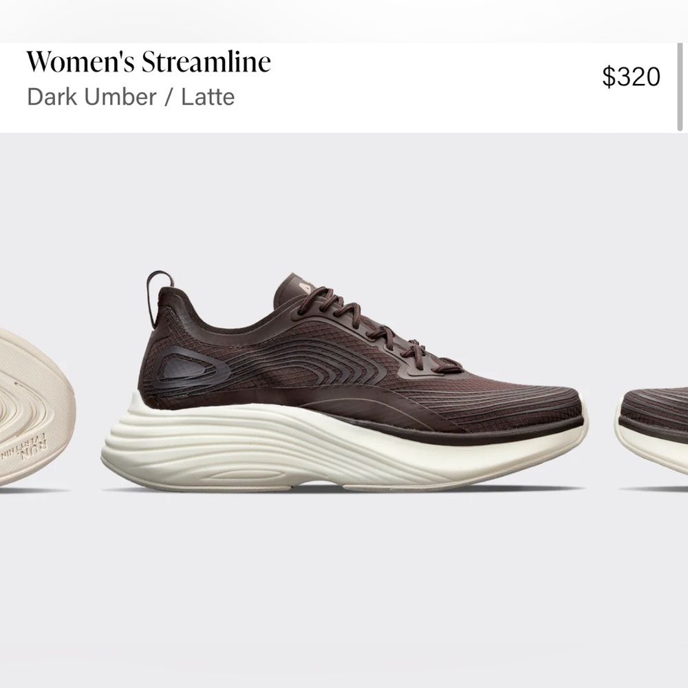 Women's Streamline Dark Umber / Latte Size 7